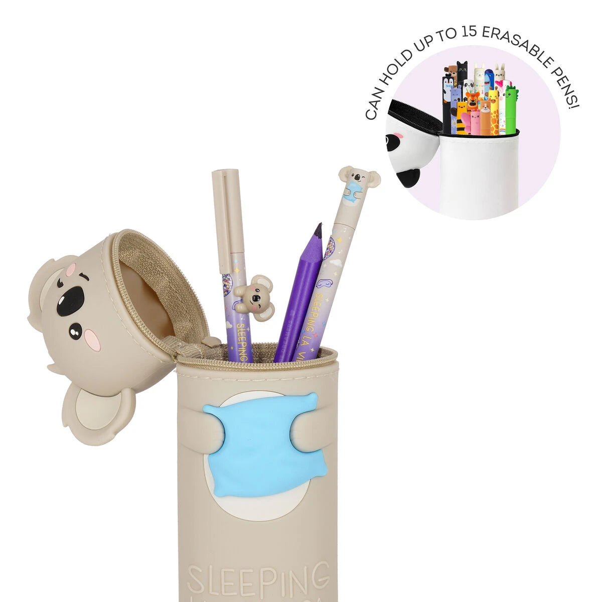 Legami - Koala "Sleeping la Vida Loca" 2-in-1 Silikon Stiftebox - Kawaii