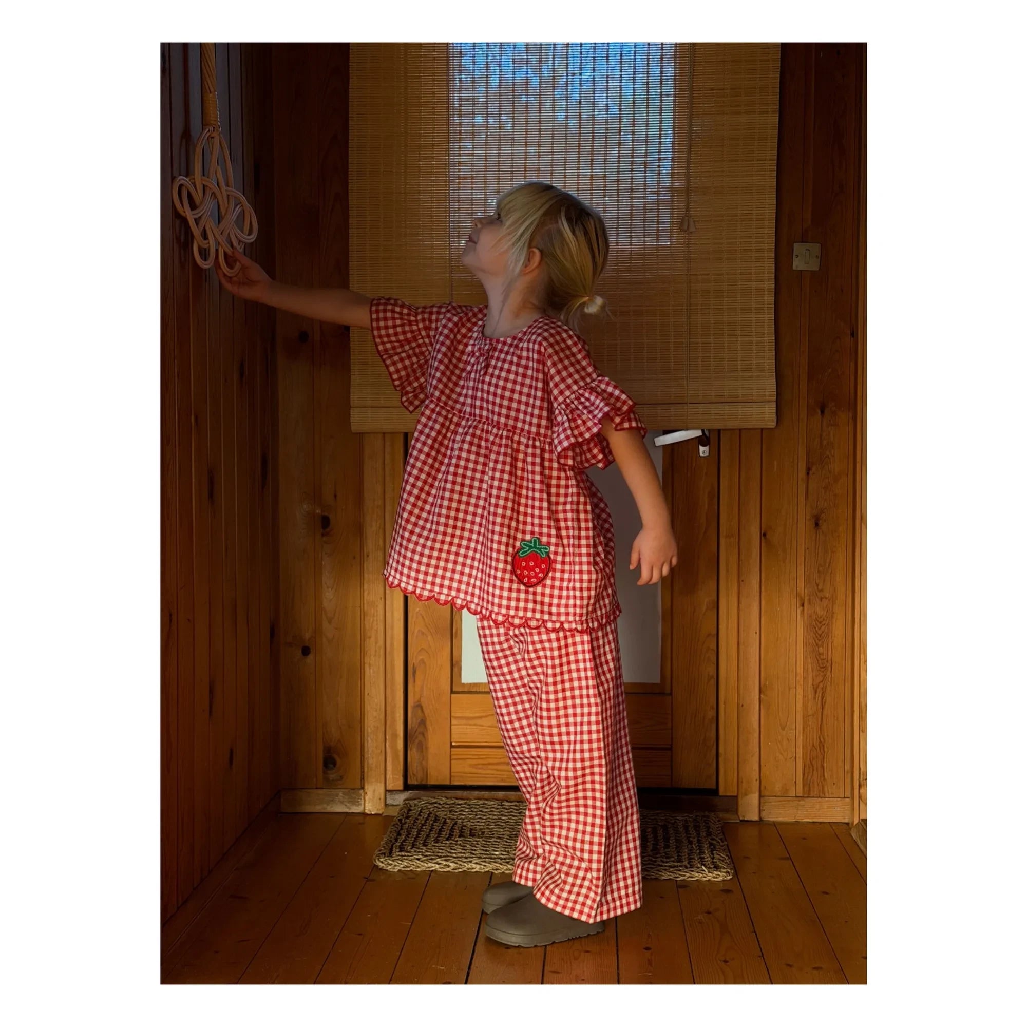 SISSEL EDELBO - Charlène Vichy Bluse - Kinderkollektion | Rot