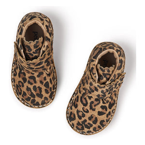 Petit Nord - Scallop Leopar Spor Botlar | Kahverengi