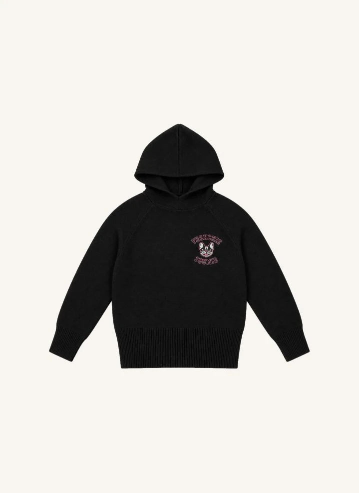 Finger in der Nase - Sofia Zoomie Merinowolle Pullover | Schwarz
