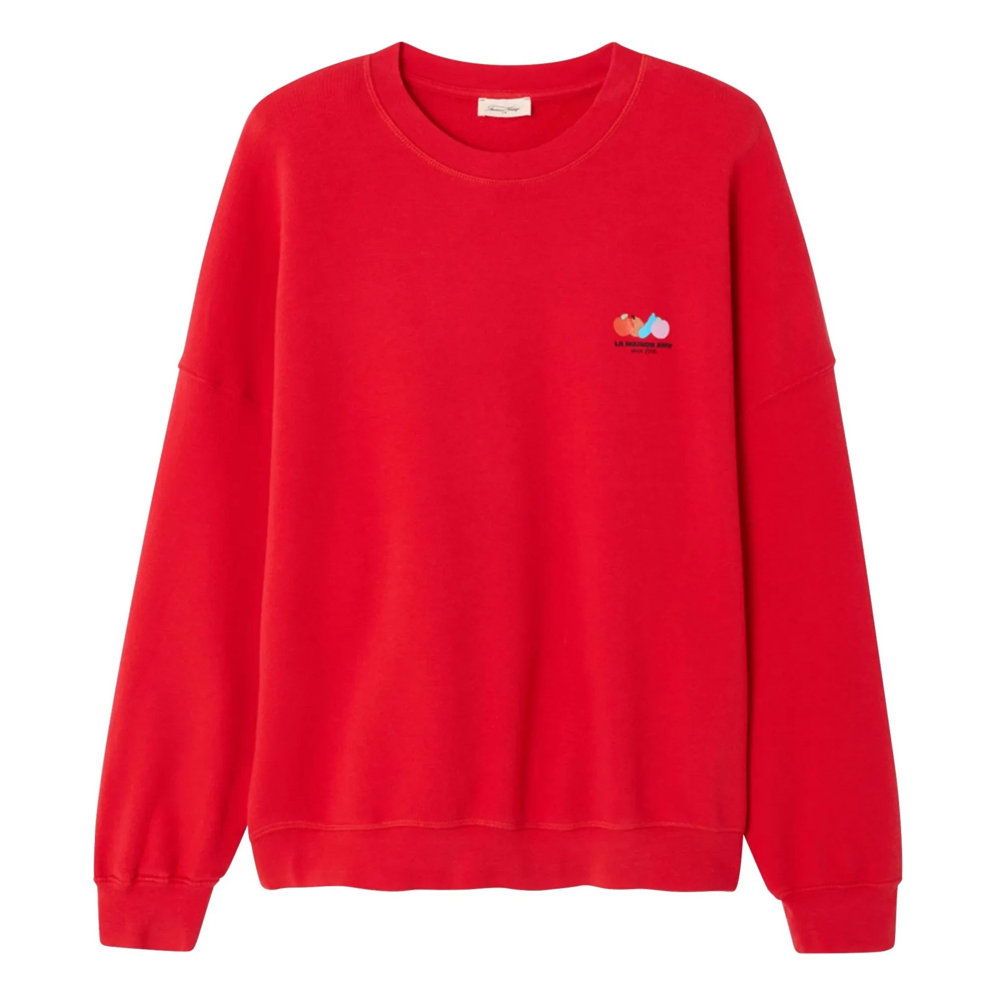 American Vintage - Atubay Baumwoll-Sweatshirt | Tomatenrot