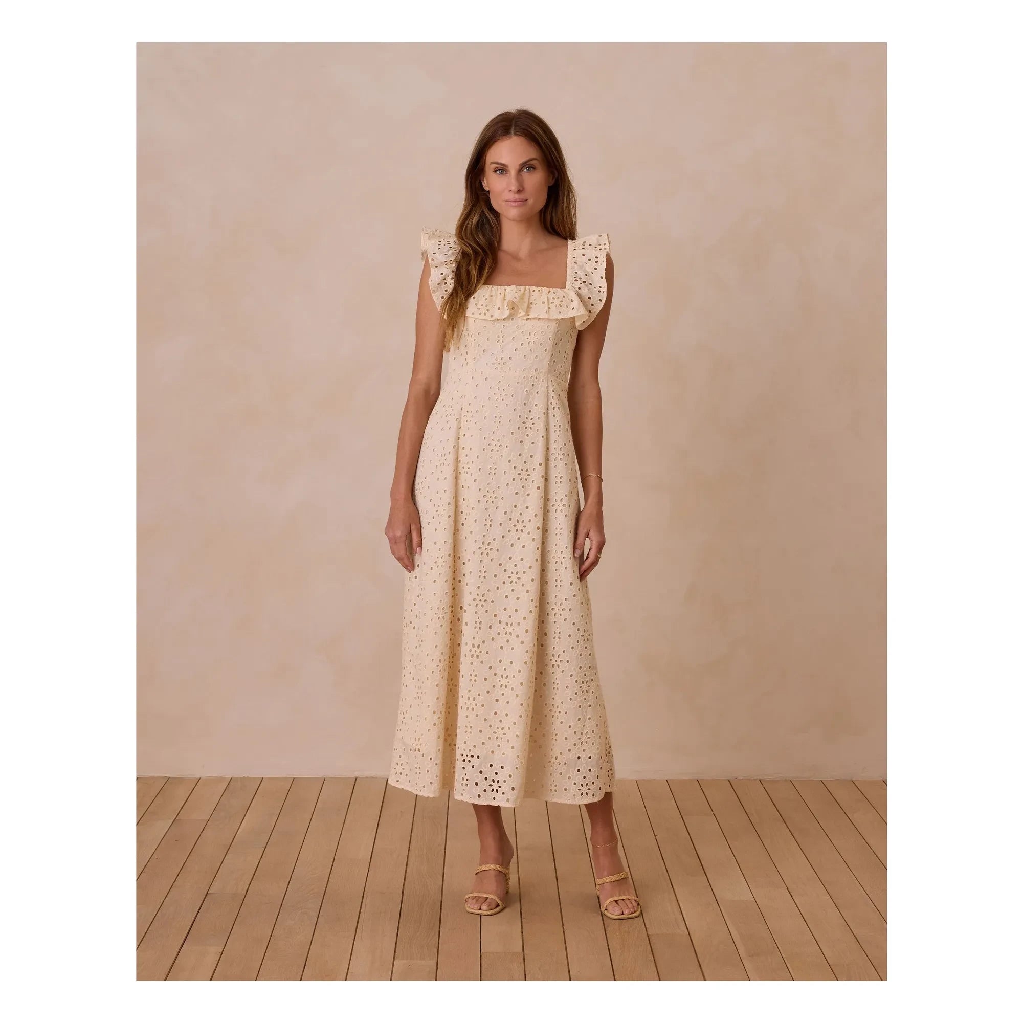 Rylee + Cru - Kleid Bianca | Ecru