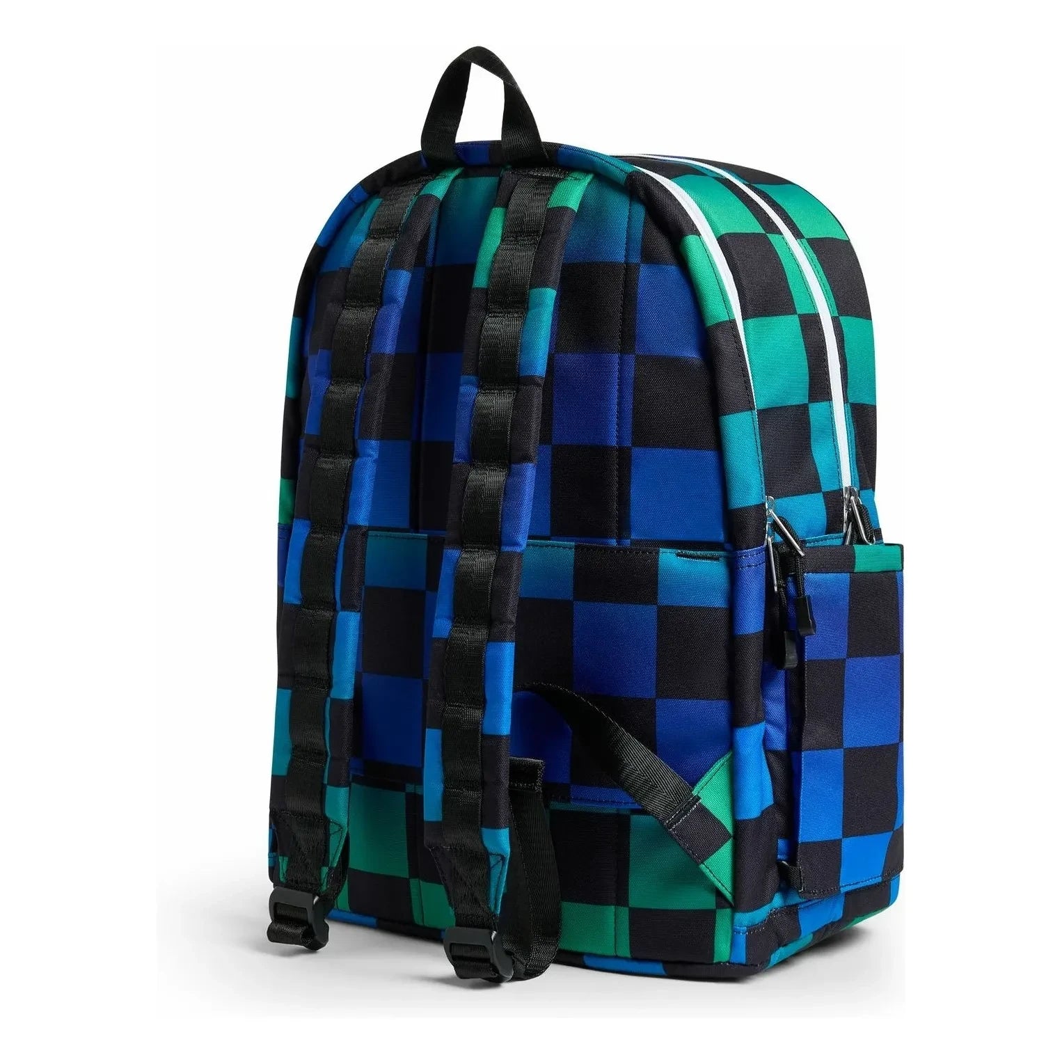 State Bags - Kane Mavi Kareli Sırt Çantası | Siyah