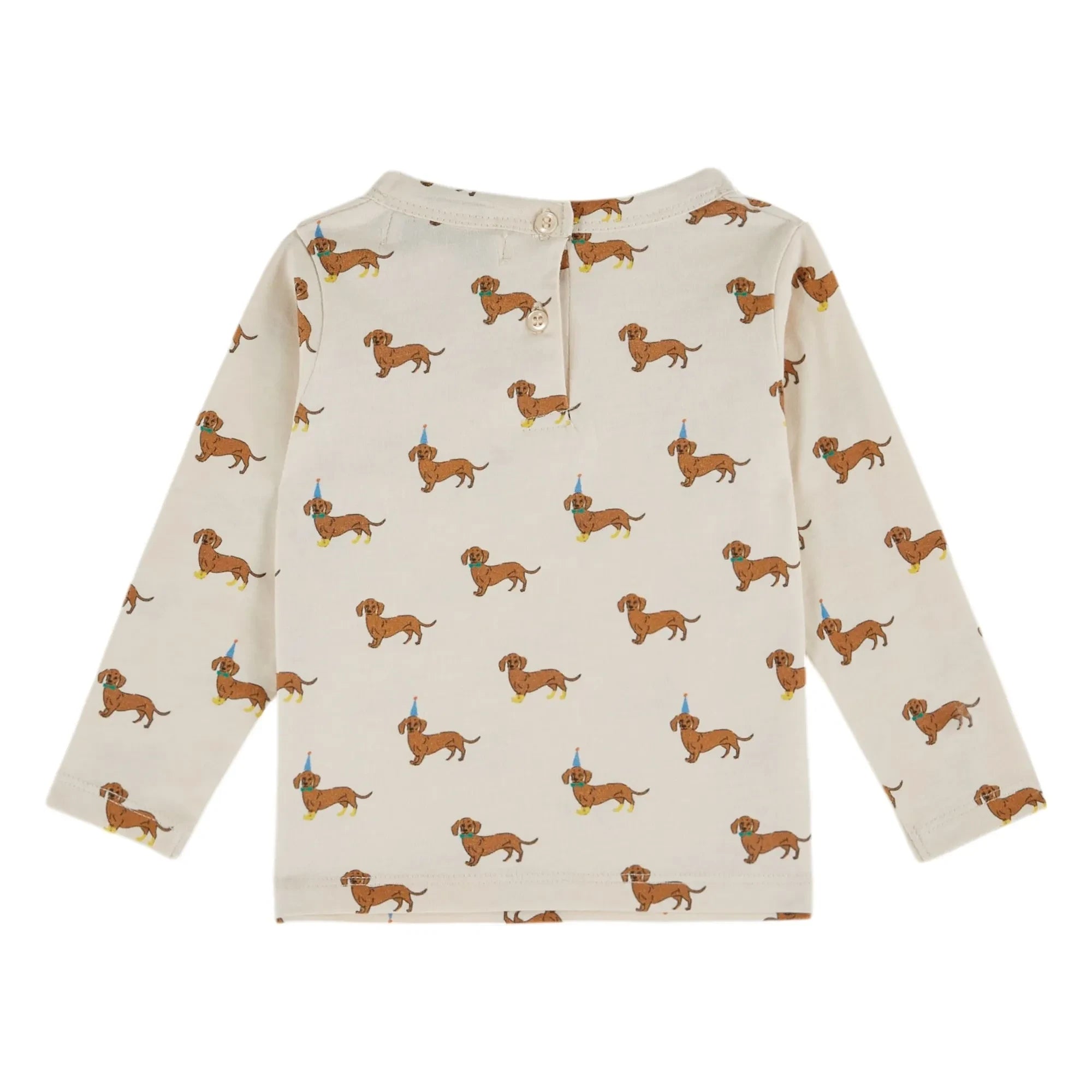 Emile et Ida - Hunde Bio-Baumwoll-T-Shirt | Ecru