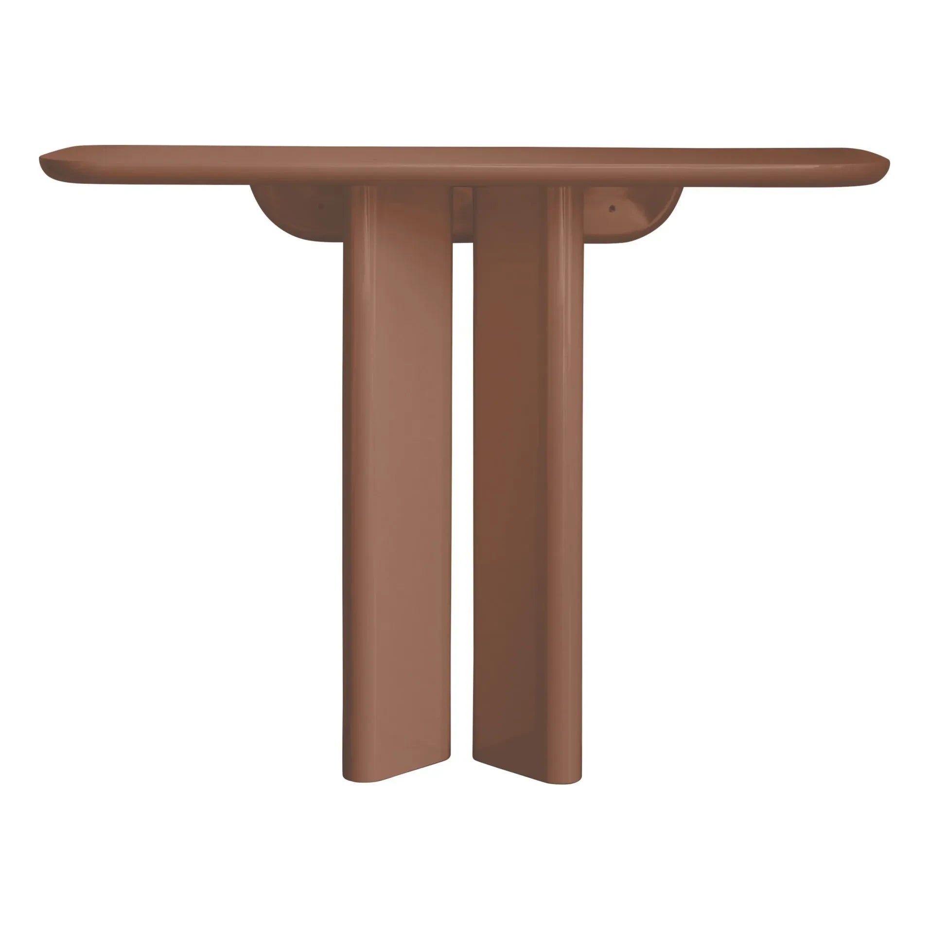 Gabrielle Paris - Polierte Holz Lou Konsole | Cranberry
