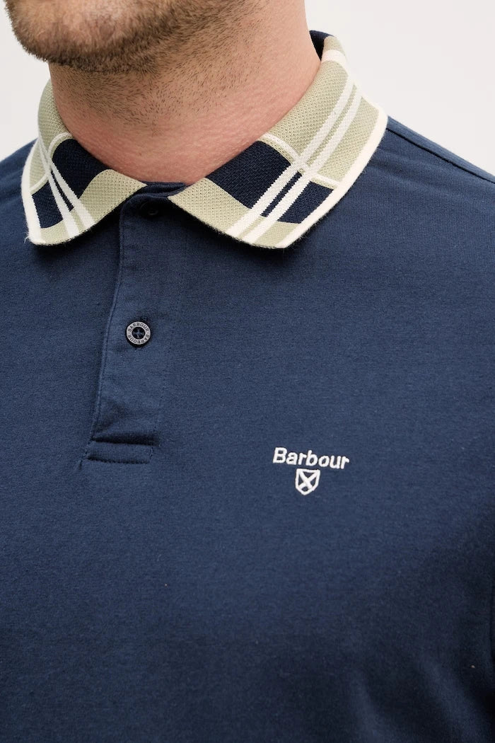 Barbour Yakalı Erkek Pamuklu Callington Tişört