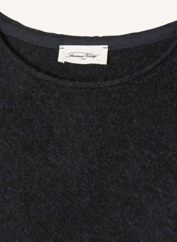 American Vintage - Ducksbay Wolle und Kaschmir Pullover | Dunkelblau