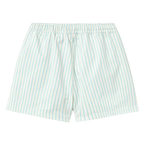 Tinycottons - Gestreifte Badeshorts | Hellblau