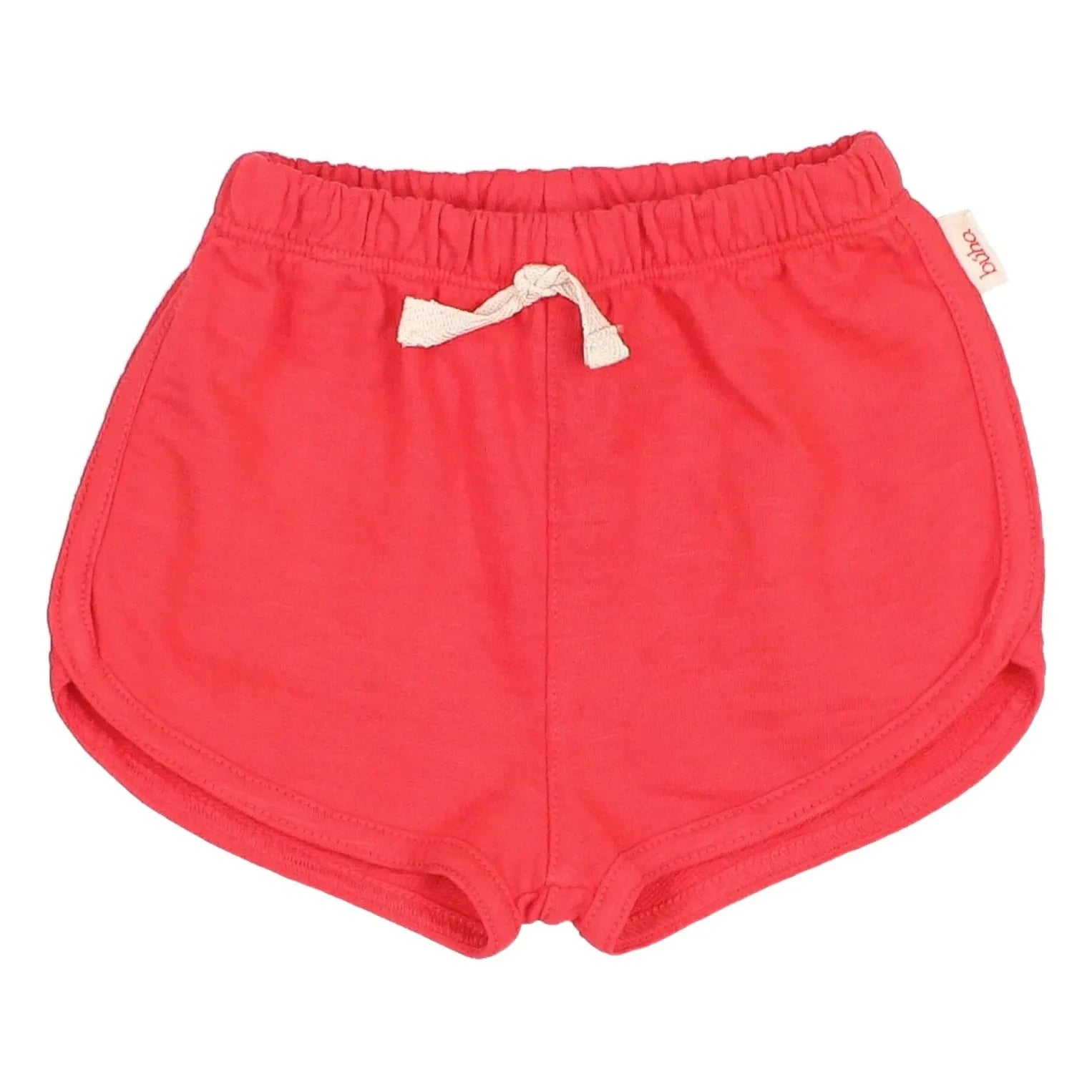 Búho - Baby-Shorts aus Bio-Baumwollfleece | Rot