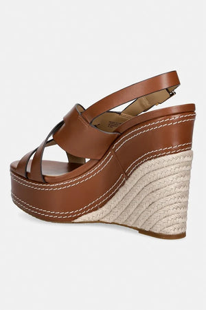 MICHAEL Michael Kors Nora Wedge Deri Sandalet