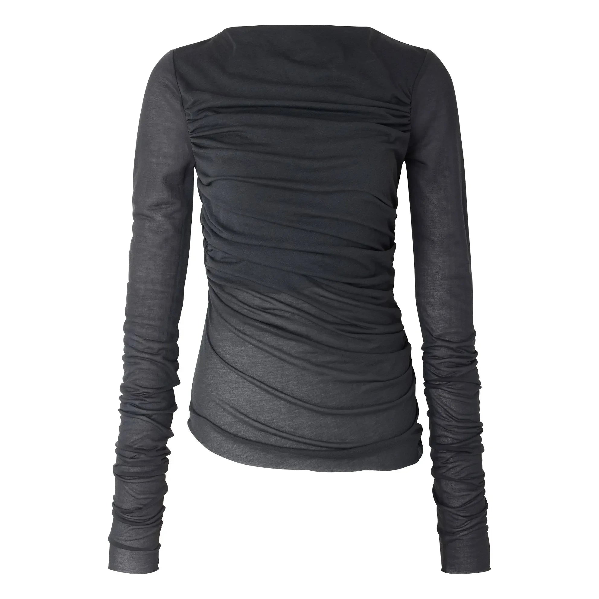 Soeur - Gaya Baumwoll-T-Shirt | Grau-Blau
