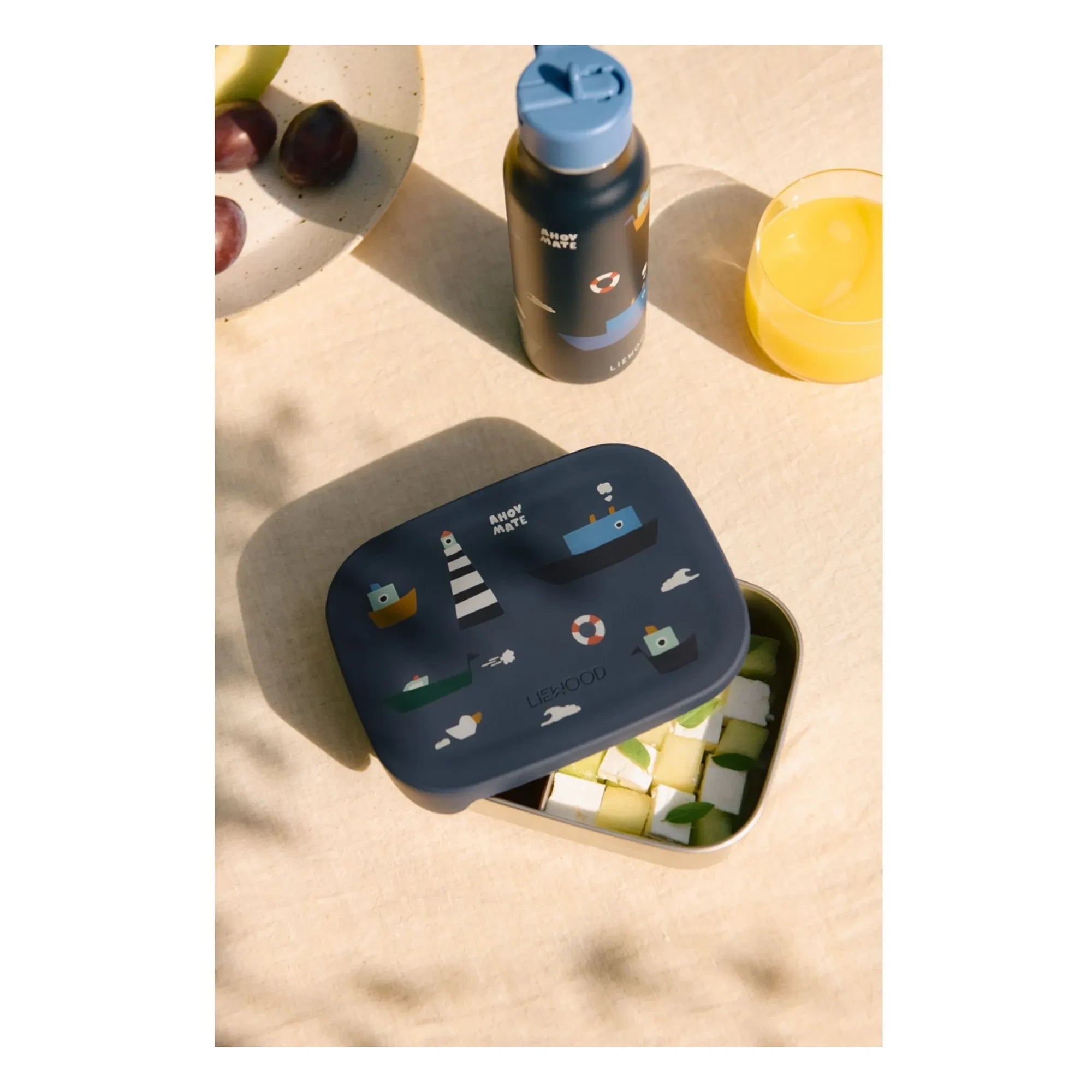 Liewood - Arthur Lunchbox | Segelboot/Klassisches Marineblau