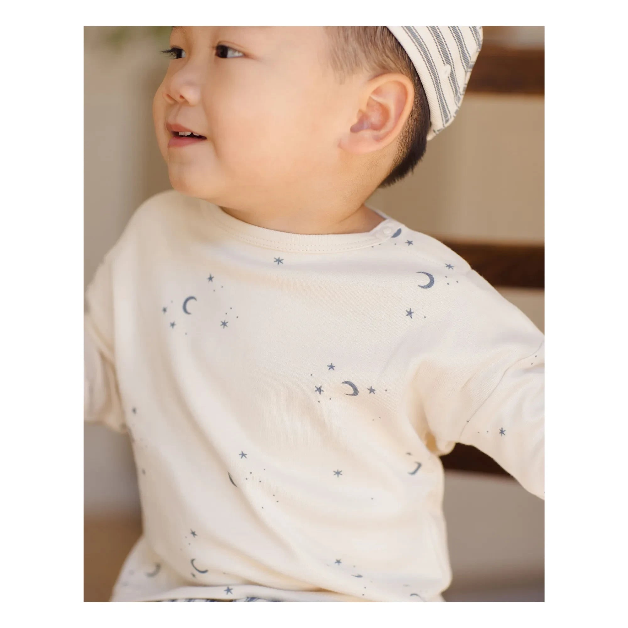 Quincy Mae - Lunes Bio-Baumwoll-T-Shirt | Ecru