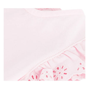 Petit Bateau – T-Shirt mit Lochstickerei | Rosa