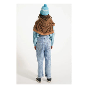 Piupiuchick - Gewaschene Jeans Latzhose | Hellblau
