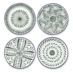 Serax - Baazar yemek tabakları, Waww La Table - 4'lü Set | Yeşil