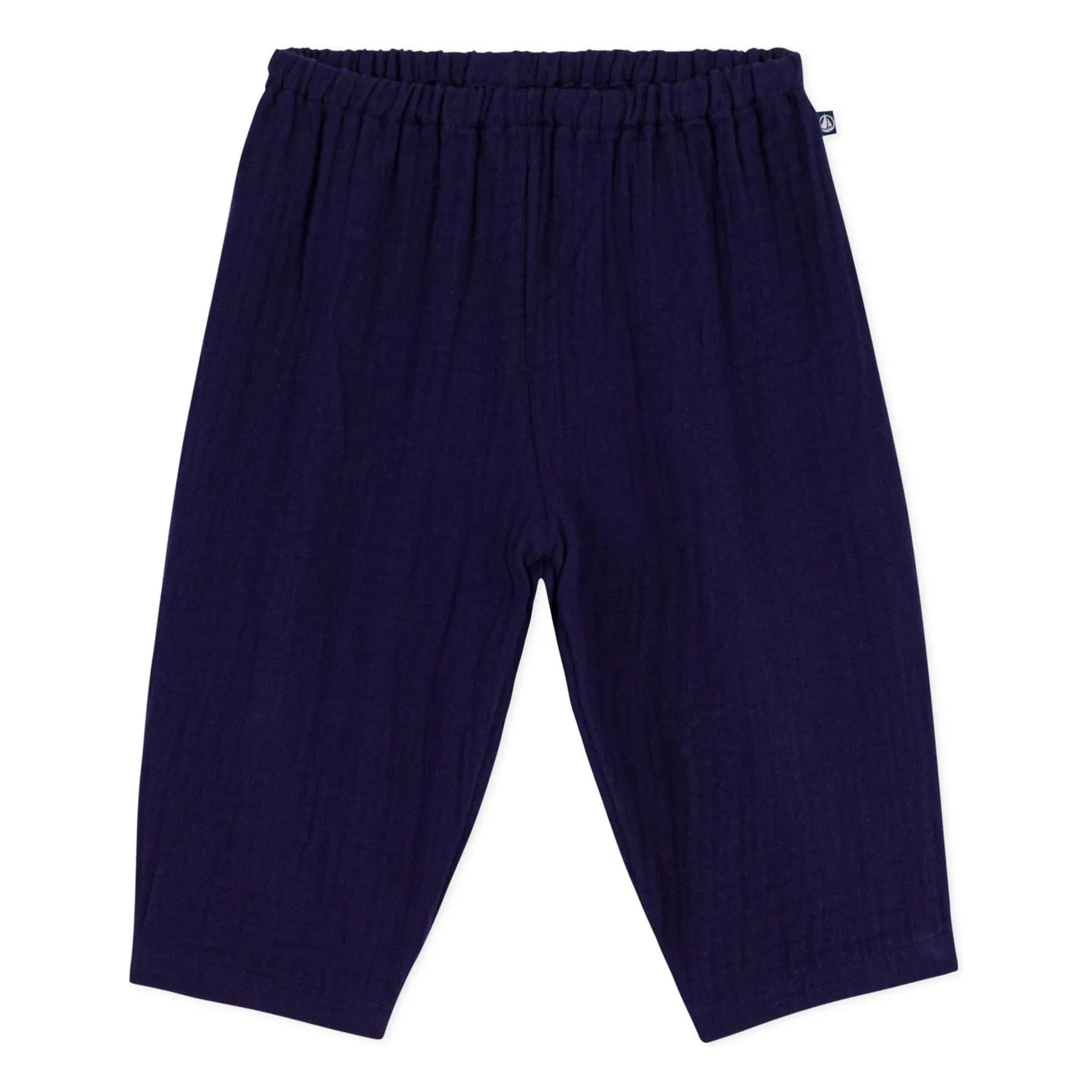 Petit Bateau – Hose aus Bio-Baumwollgaze | Nachtblau