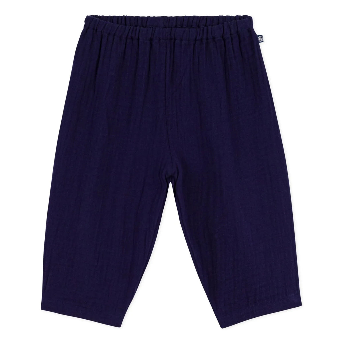 Petit Bateau – Hose aus Bio-Baumwollgaze | Nachtblau