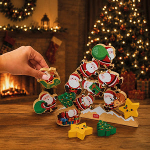 Legami - Stapelbares Holzspiel - Ho Ho Ho Balancing Game