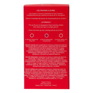 YOLAINE - Lippenstifte - Die Roten - 3er-Set
