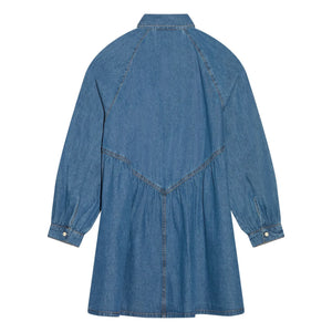 Hundred Pieces - Shirley Jeanskleid mit Stickerei | Jeansblau