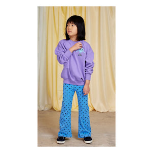 Mini Rodini - Bio-Baumwoll-Flare-Hose | Azurblau
