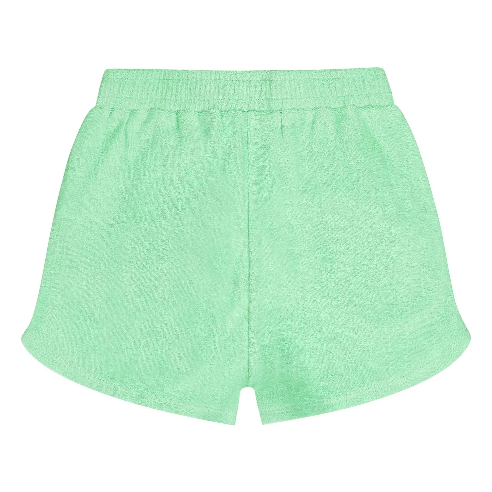 Tumble N'Dry – Paraiba Bio-Baumwoll-Frottee-Shorts | Grün