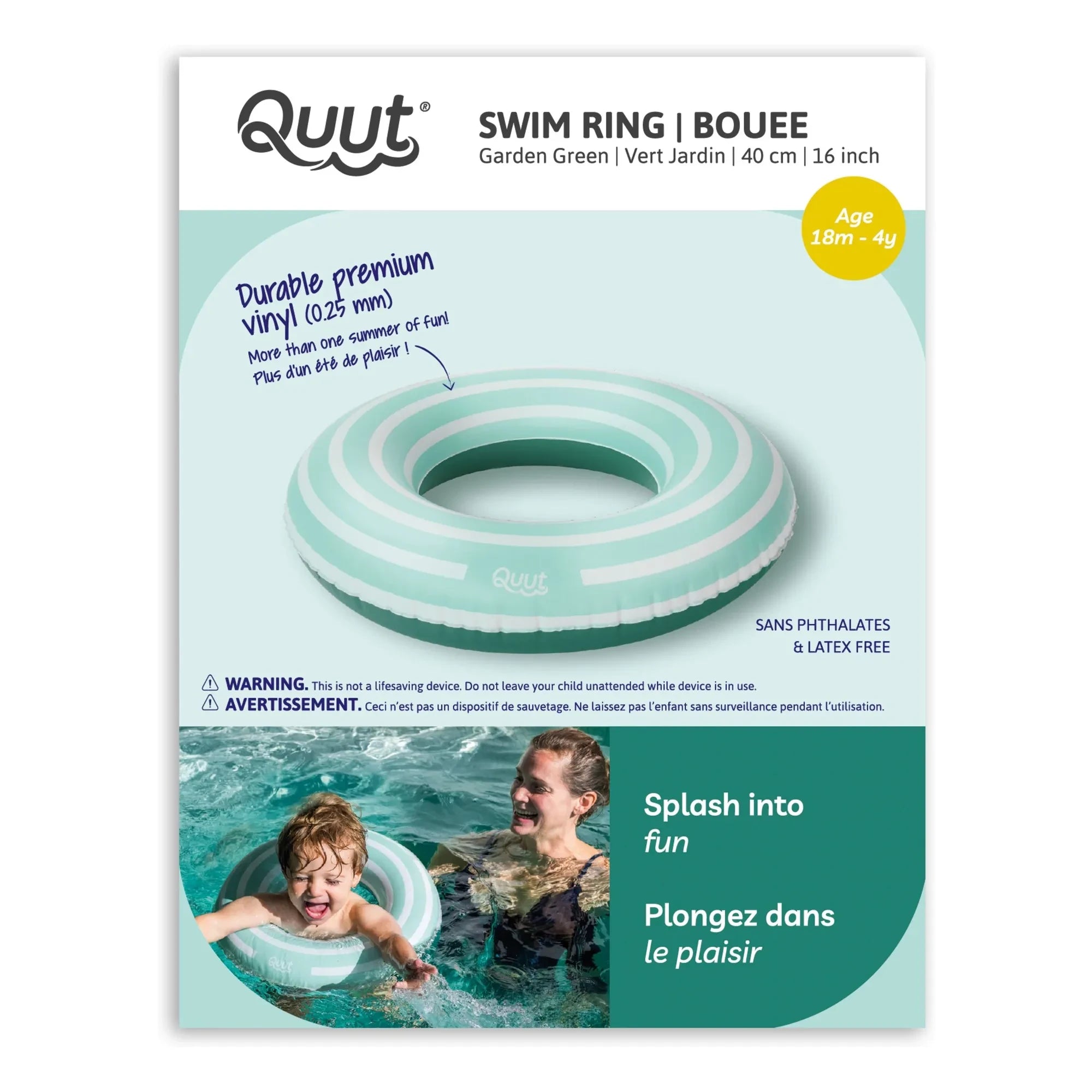 Quut - Schwimmring | Grün