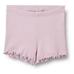 Wheat - Baby Shorts aus Bio-Baumwolle mit Rippbündchen | Lavendel