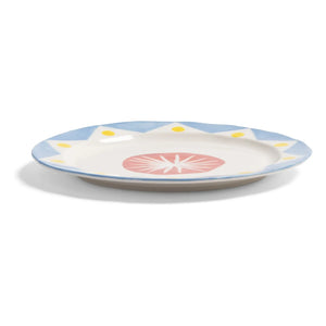 &Klevering - Festivo Porzellanteller | Rot