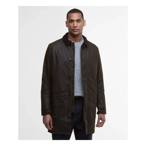 Barbour – Mac Waxed Jacke | Braun