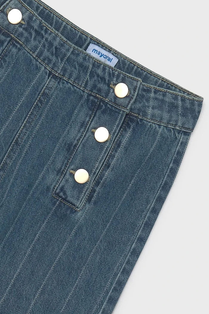 Mayoral çocuklar için wide leg jean pantolon
