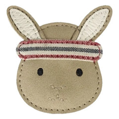 Donsje - Stanzen Brosche Hase | Dunkelbraun