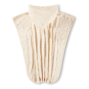 Molo - Poncho de Bain Beach Cover Up Strukturierte Palmen | Cremeweiß