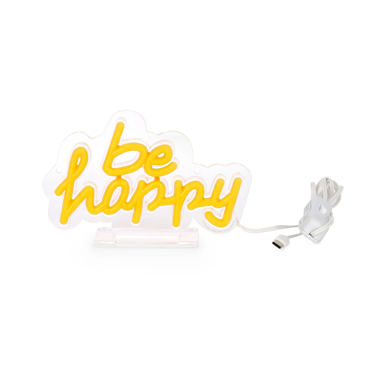 Legami - Mini Neon-Effekt LED-Schild - Es ist ein Schild Mini - Sei Glücklich