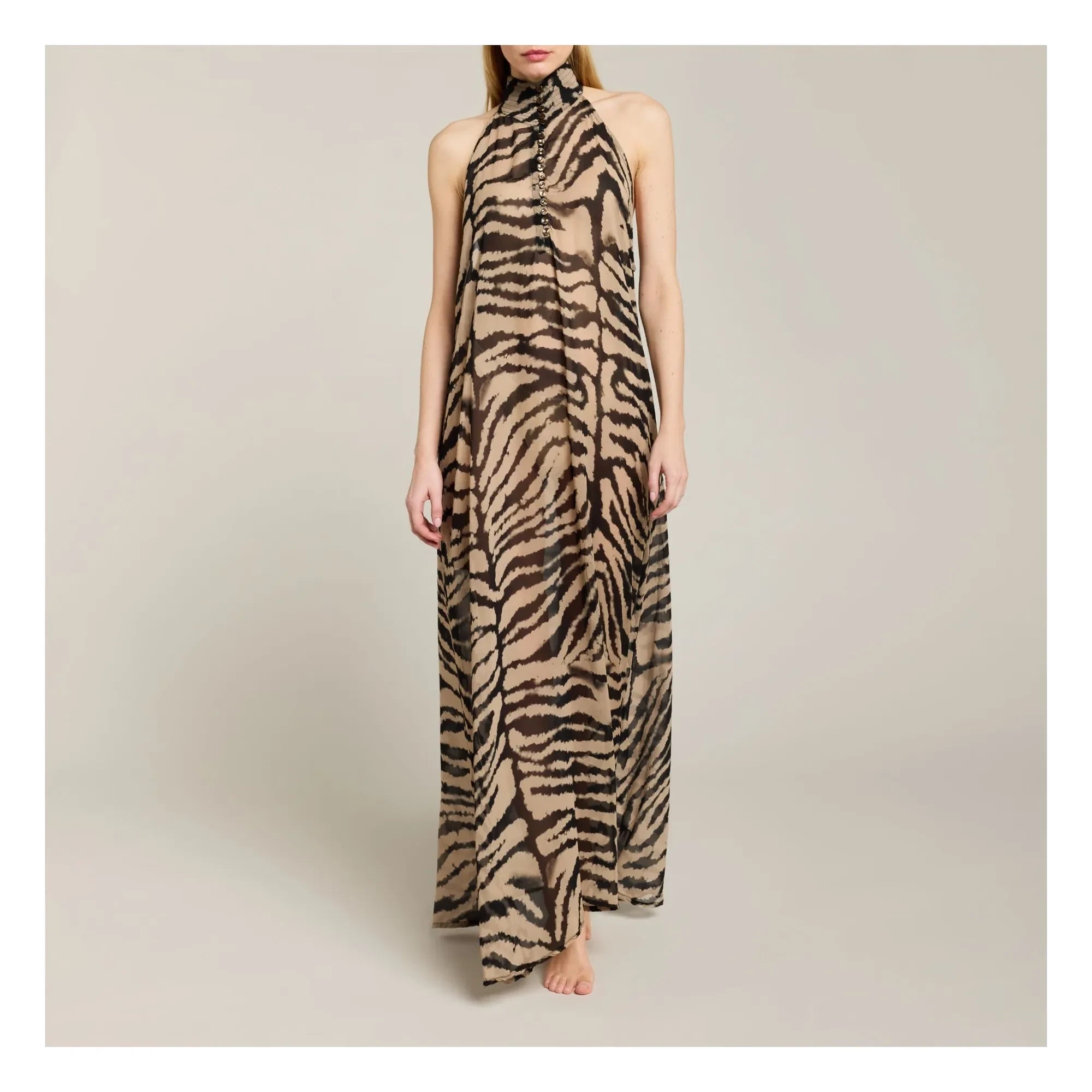 Maison Saint Julien - Mosambik Kleid | Braun