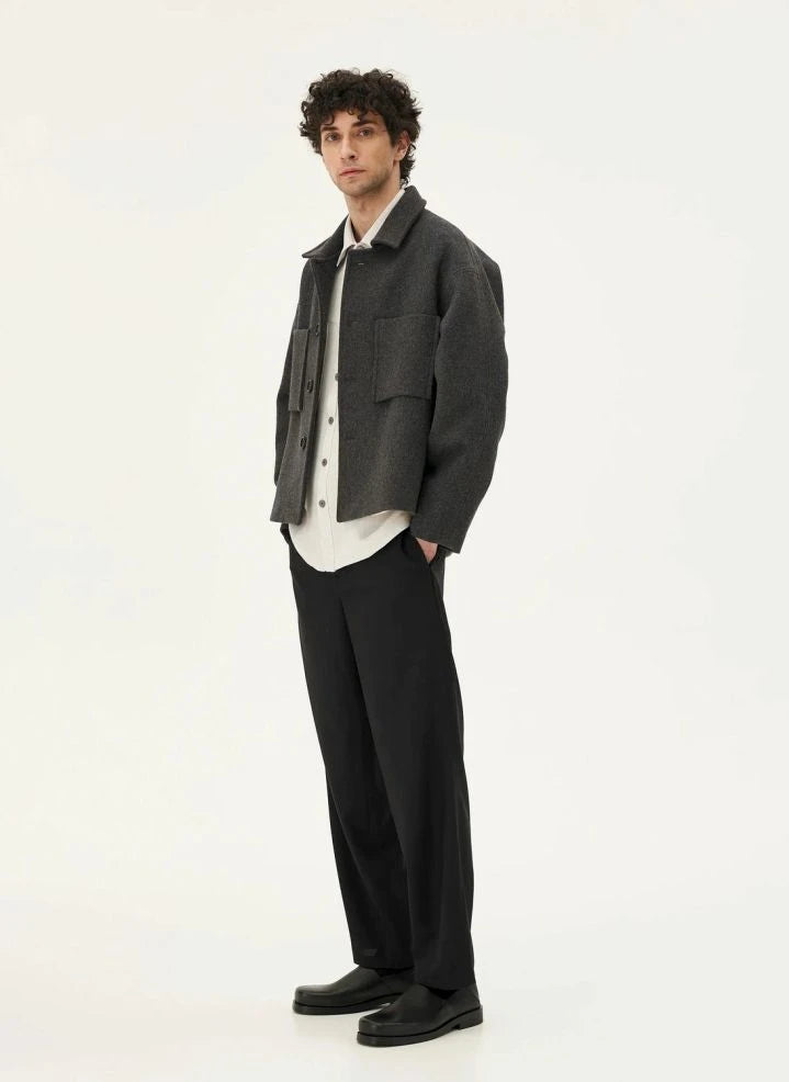 Noyoco - Holar Wolljacke | Kohlegrau