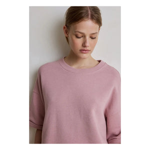Hod - Solange Baumwoll-Sweatshirt | Pflaume