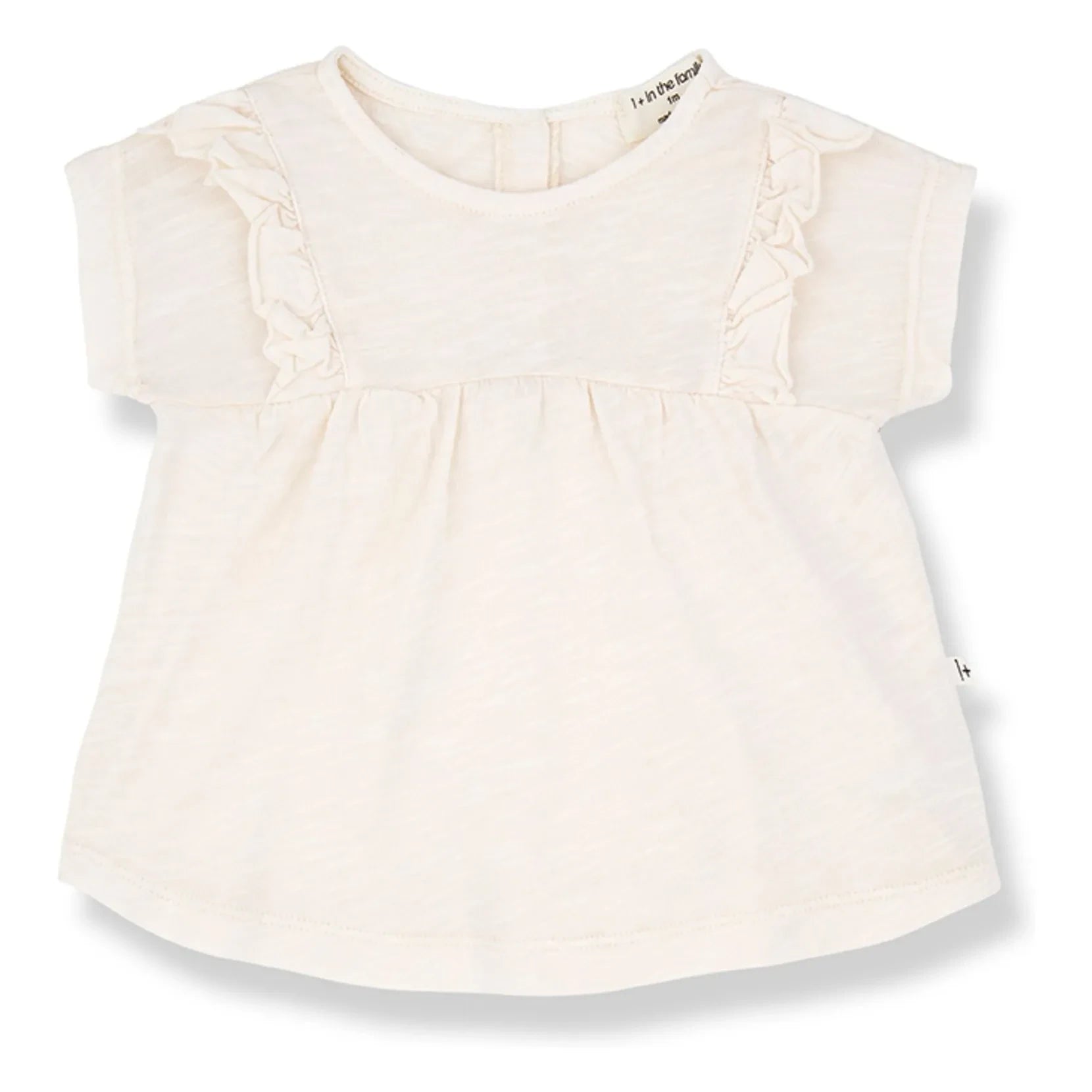 1+ in the family - Atenas Chinée Bluse | Ecru