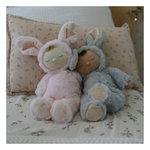Olli Ella - Cozy Dinkum Rabbit Spieluhr | Mittelgrau