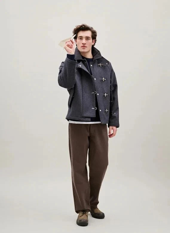 Forét - Cinder Wolle Jacke | Dunkelgrau