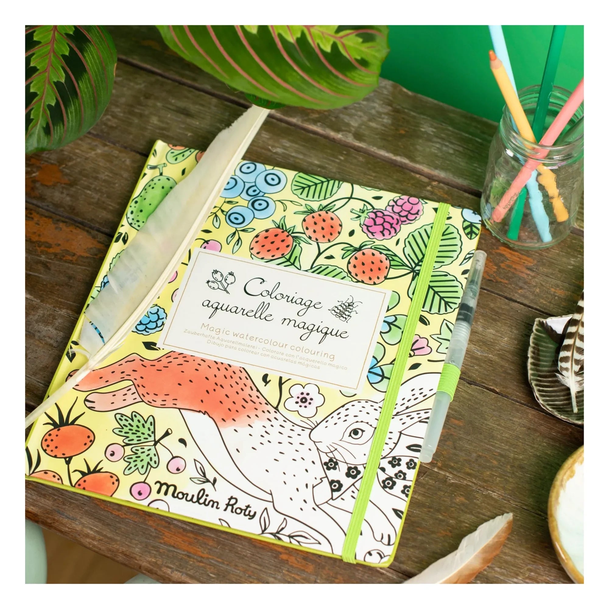 Moulin Roty – Das magische Aquarell-Malbuch – Le jardin du Moulin