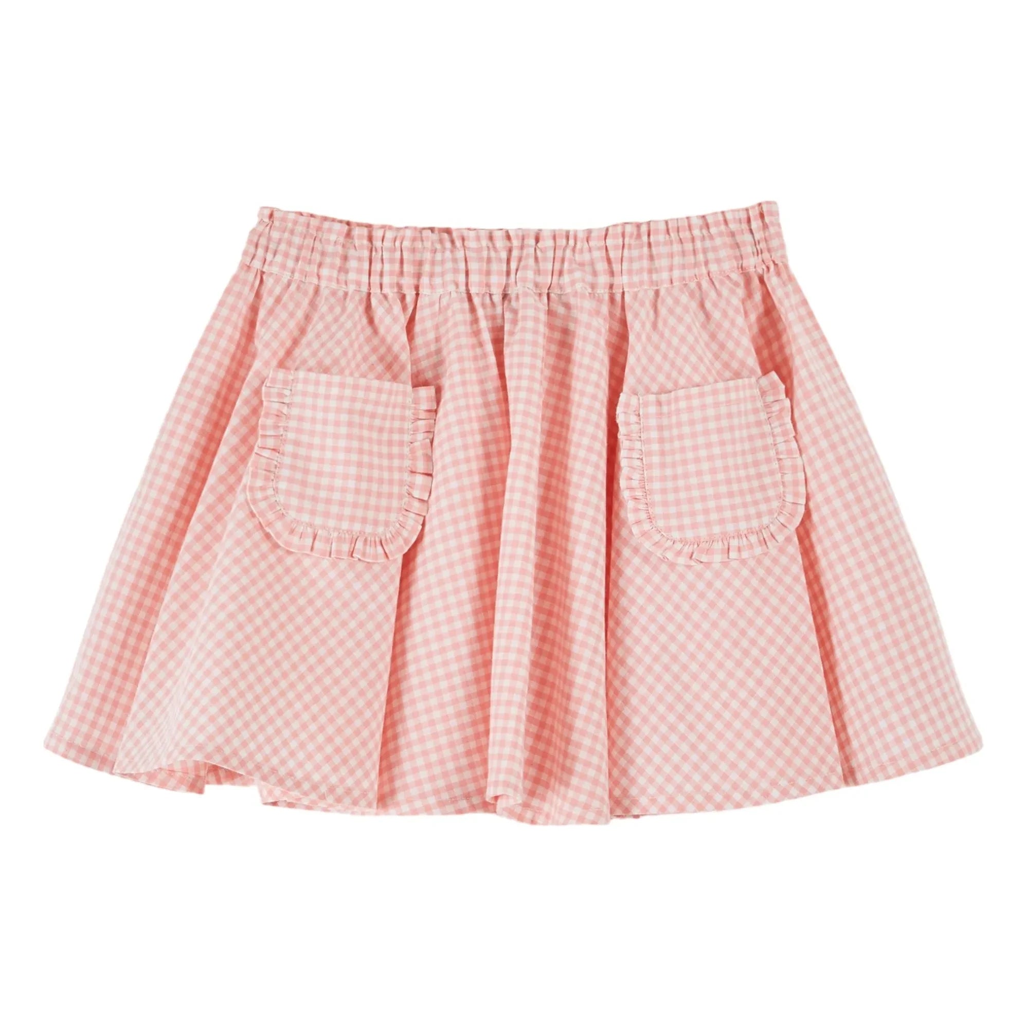 Emile et Ida - Vichy-Rock aus Bio-Baumwolle | Rosa
