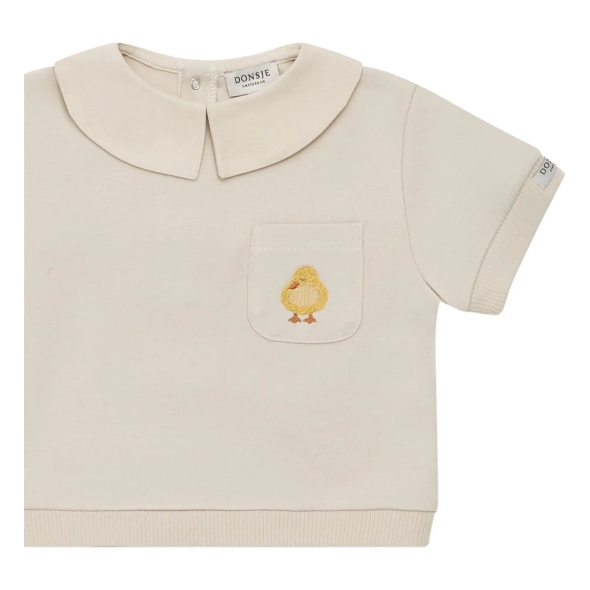 Donsje - Dientje Poussin Molton T-Shirt | Ecru