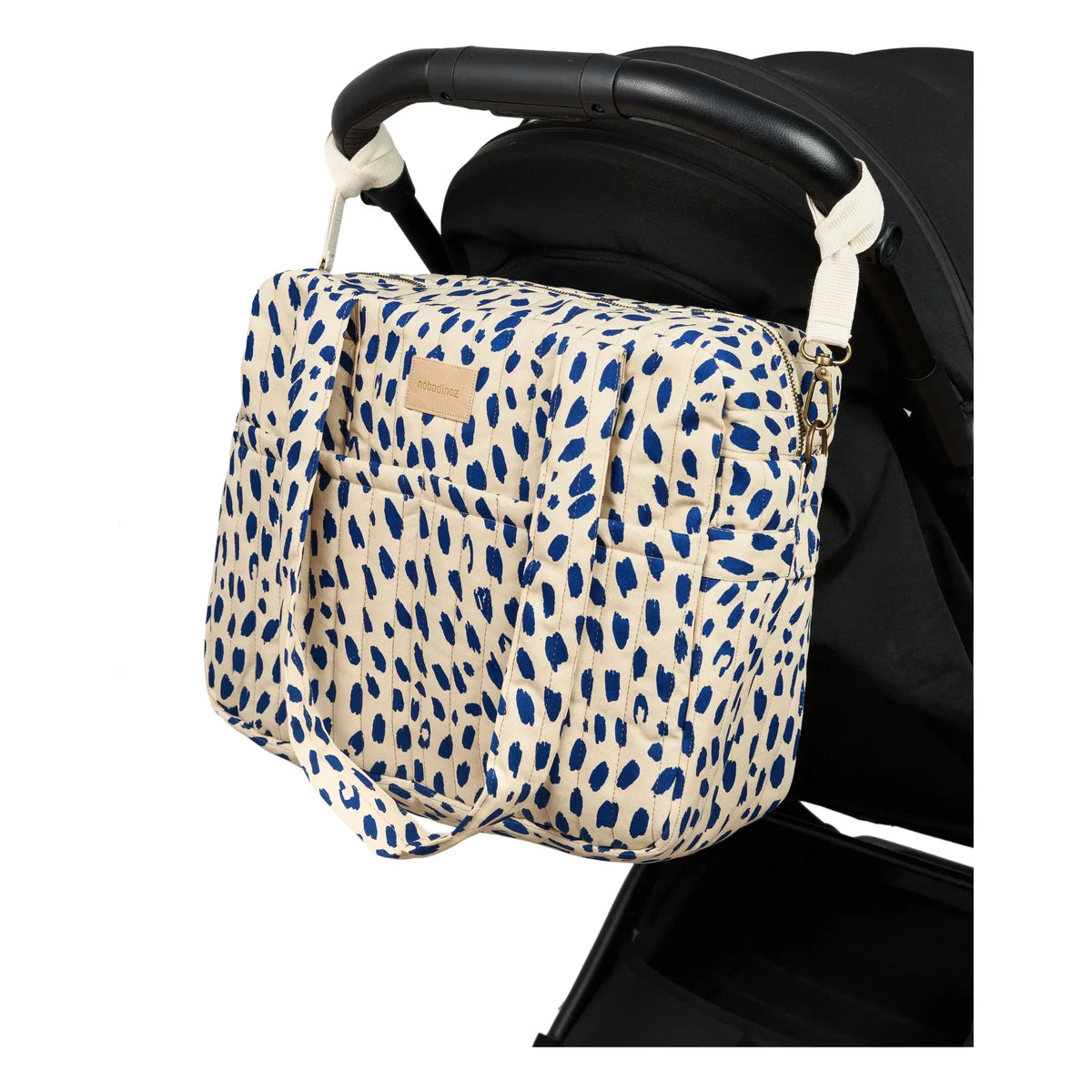 Nobodinoz – Wasserdichte Wickeltasche Hyde Park Leonie | Blau