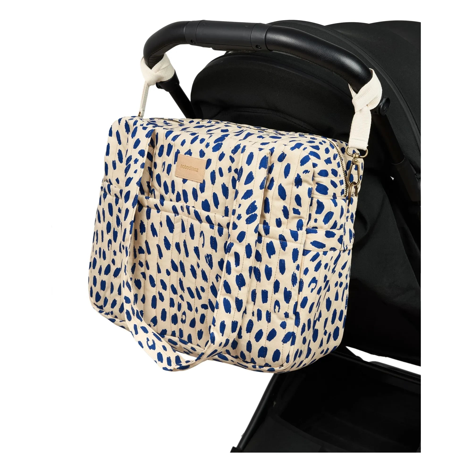 Nobodinoz – Wasserdichte Wickeltasche Hyde Park Leonie | Blau
