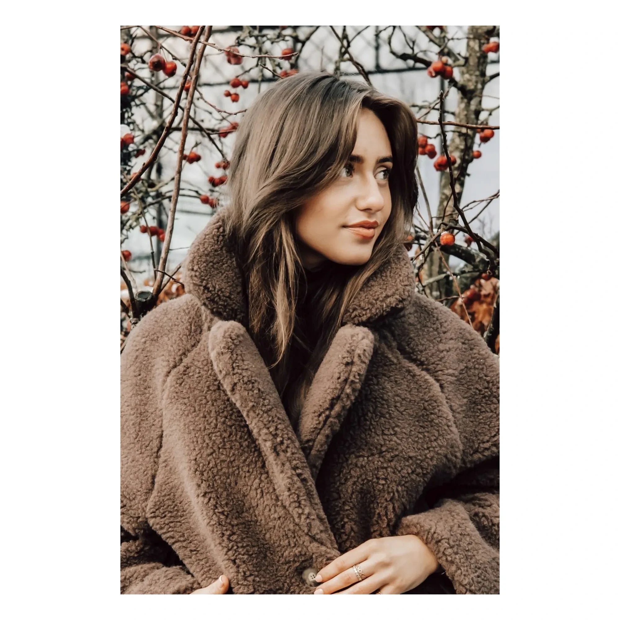 Alwero - Herita-Mantel - Erwachsenenkollektion | Schokolade