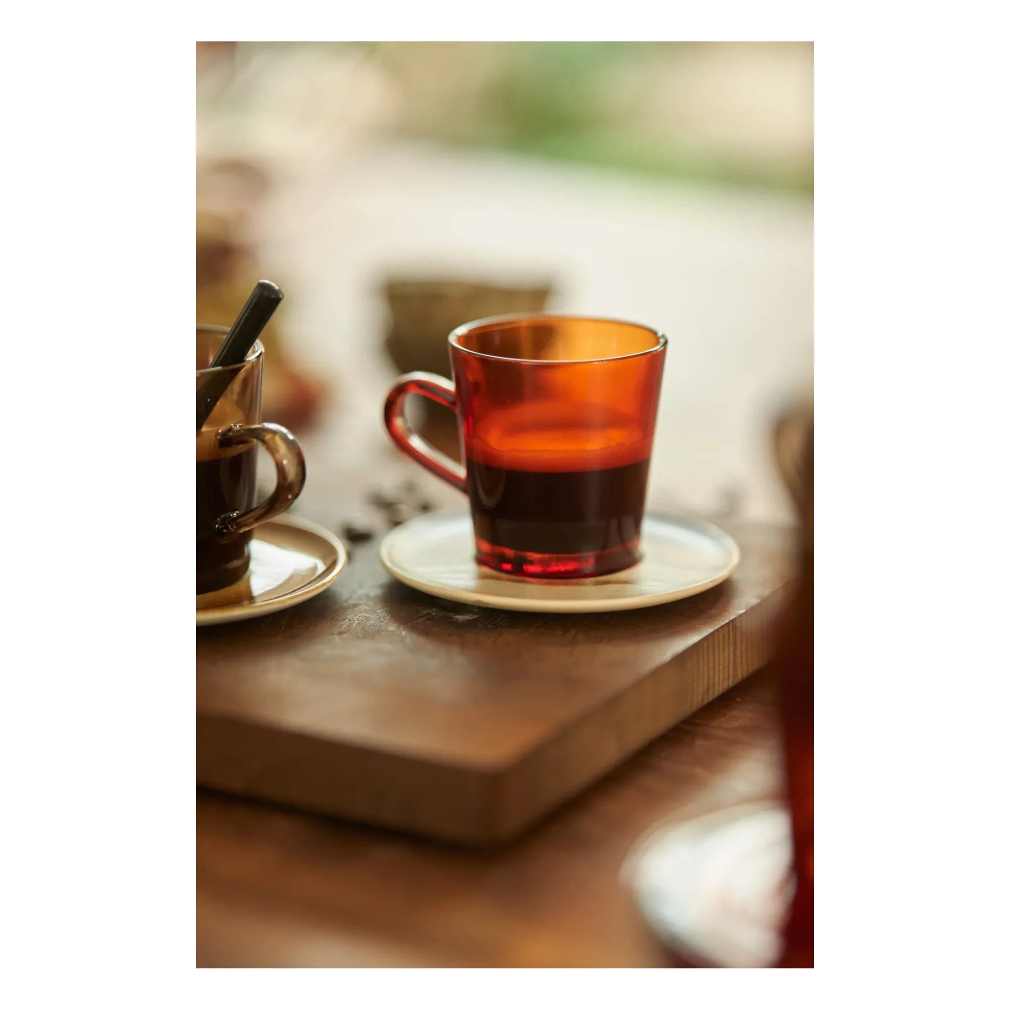 HKliving - 70er Kaffeetassen - 4er Set | Bernstein
