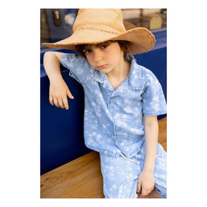 Louis Louise - Denim Magnum Hawaii Hemd | Hellblau