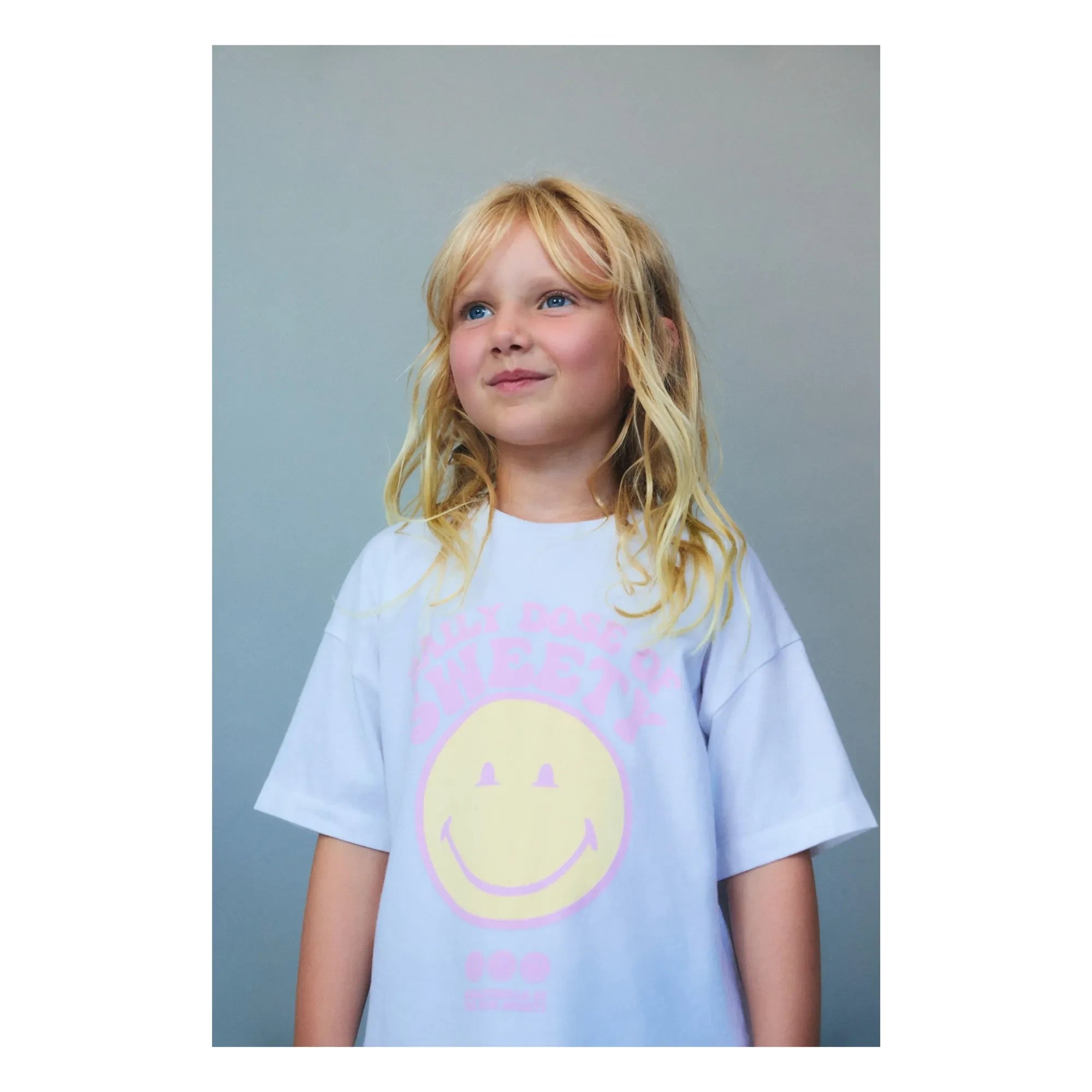 the new society - Smiley T-Shirt | Weiß
